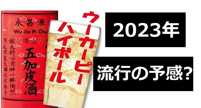 最近よく見る?!ウーカーピーハイボールとは何?